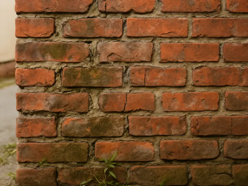 Brickwork Before Re-Pointing