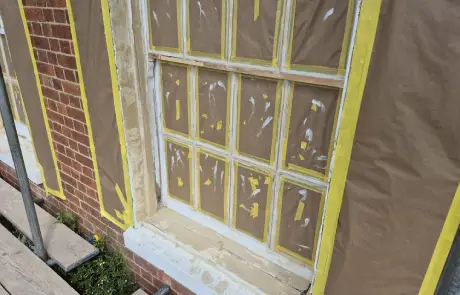 Window Spraying Preparation